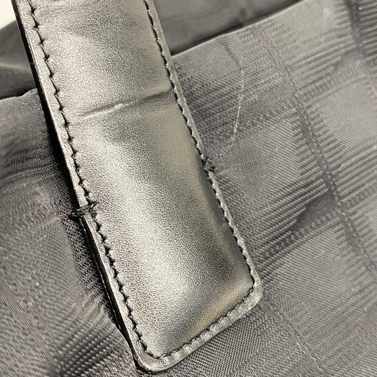 【6eb1094-k】シャネル トートバッグ ニュートラベル ナイロン ブラック シャンパンゴールド金具【中古】レディース