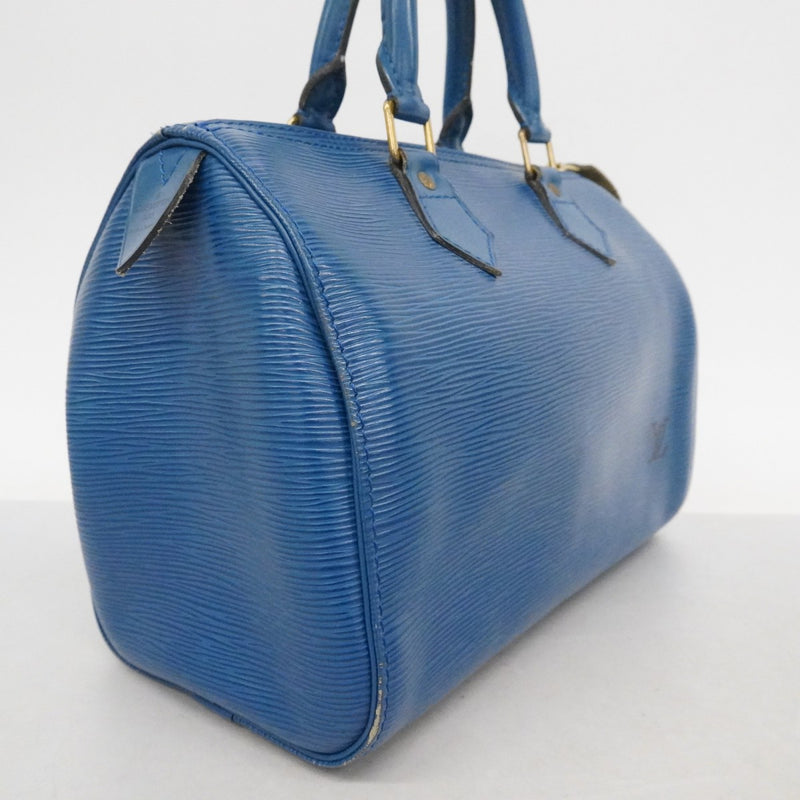 【6eb1281】ルイヴィトン ハンドバッグ エピ スピーディ25 M43015 トレドブルー【中古】レディース