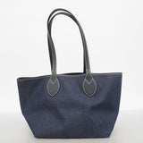 【6eb1347】グッチ トートバッグ トーティッシマ 820496 デニム ネイビー シルバー金具【中古】レディース