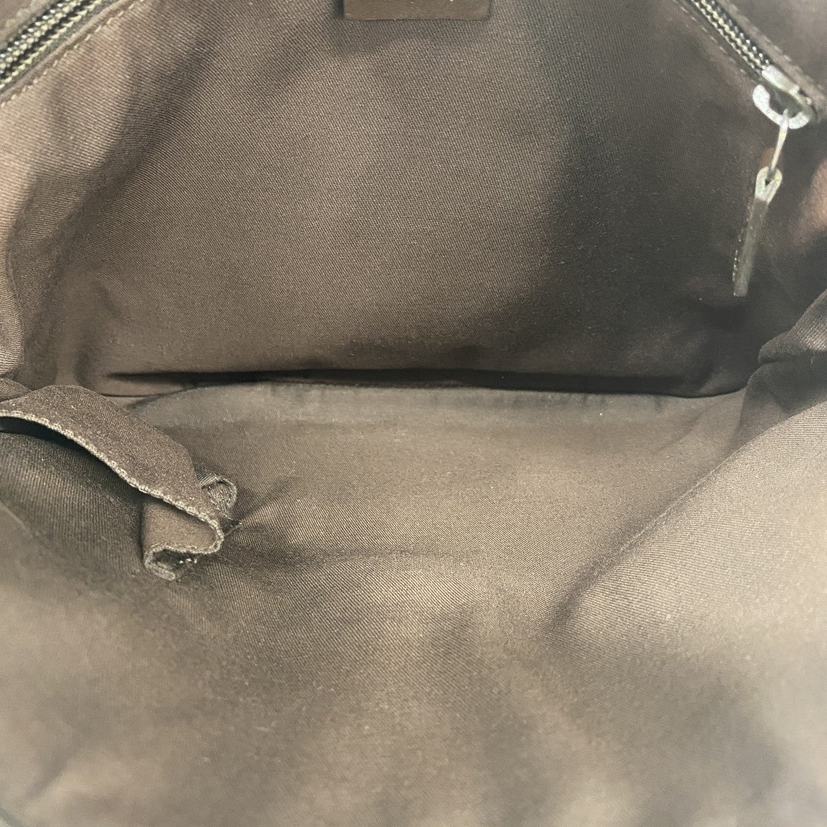 【6eb1354-k】グッチ ショルダーバッグ GGキャンバス 145857 キャンバス ブラウン シルバー金具【中古】レディース