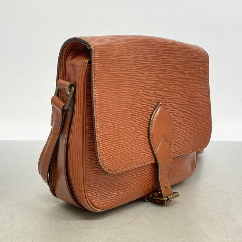 【6eb1488】ルイヴィトン ショルダーバッグ エピ カルトシエール M52243 ケニアブラウン【中古】レディース