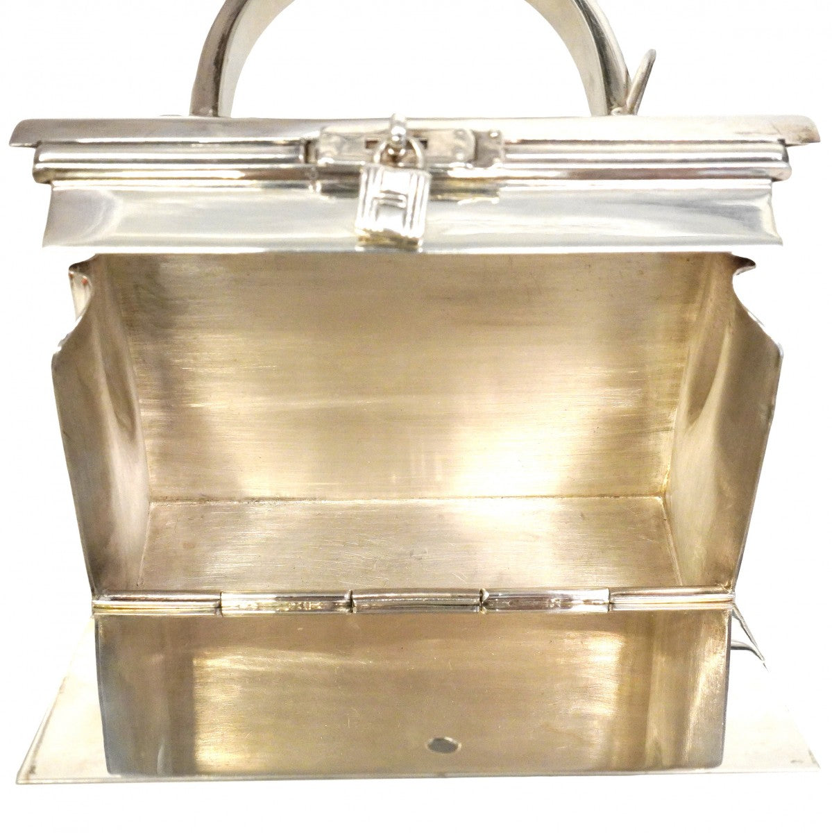 【6eb1524-g】エルメス ハンドバッグ ケリー 925 シルバー シルバー金具 2wayバッグ【中古】レディース
