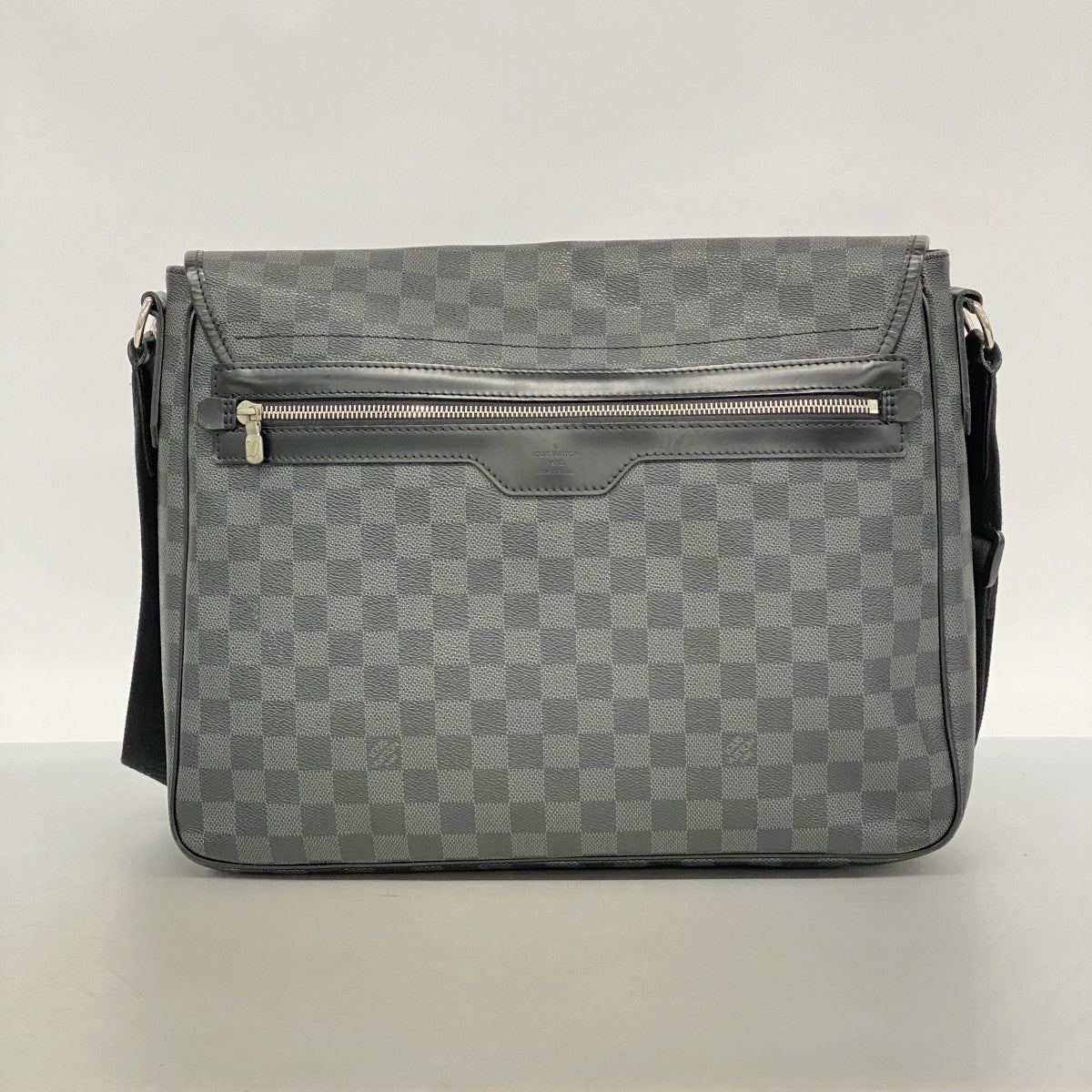 【6ec1844】ルイヴィトン ショルダーバッグ ダミエ・グラフィット ダニエルGM N58033 ブラック グレー【中古】メンズ