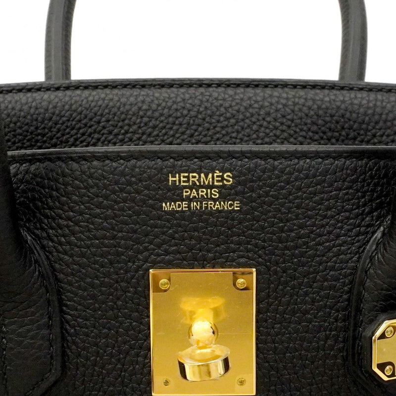 ★SALE【6ec1879-g】エルメス ハンドバッグ バーキン35 トゴ ブラック ゴールド金具 Y刻印【中古】レディース