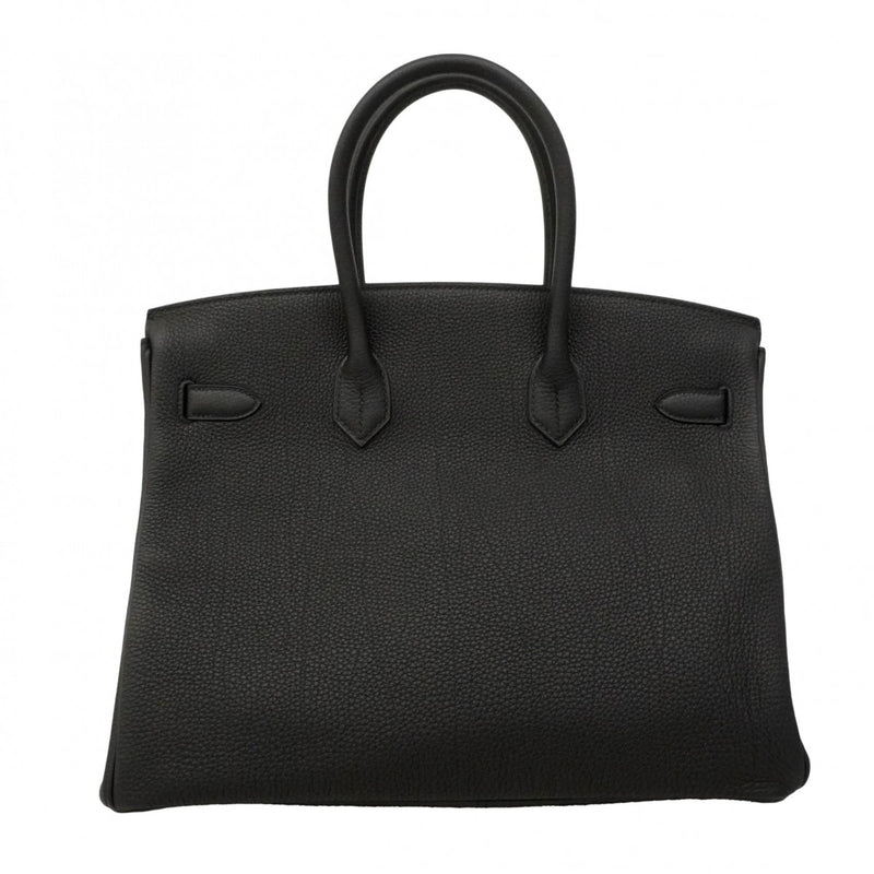 ★SALE【6ec1879-g】エルメス ハンドバッグ バーキン35 トゴ ブラック ゴールド金具 Y刻印【中古】レディース