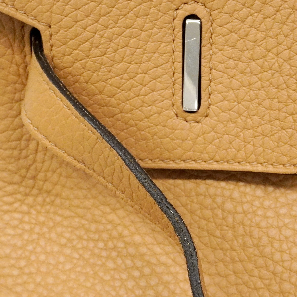 ★SALE【6ec1881-g】エルメス ハンドバッグ バーキン35 トリヨンクレマンス チャイ シルバー金具 U刻印【中古】レディース