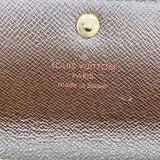 【6ec2027】ルイヴィトン 長財布 ダミエ ポシェットポルトモネクレディ N61725 エベヌ【中古】レディース