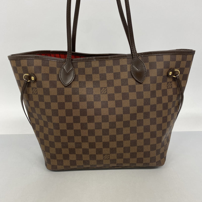 【6ec2321-h】ルイヴィトン トートバッグ ダミエ ネヴァーフルMM N51105 エベヌ【中古】レディース