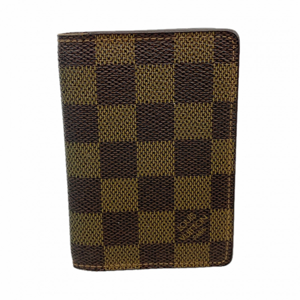 【6ec2330】ルイヴィトン カードケース ダミエ オーガナイザードゥポッシュ N61721 エベヌ【中古】メンズ レディース ユニセックス