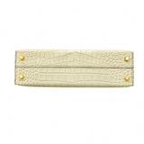 ★SALE【6ec2483-g】エルメス ハンドバッグ ミニケリー2 アリゲーターマット ベトン ゴールド金具 W刻印 2wayバッグ【中古】レディース