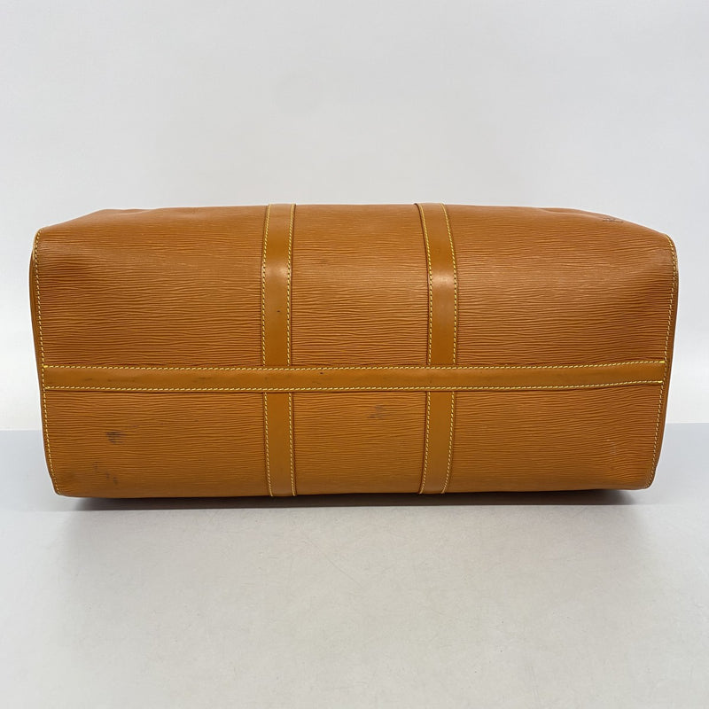 【6ec2526】ルイヴィトン ボストンバッグ エピ キーポル50 M42968 ジパングゴールド【中古】メンズ レディース ユニセックス