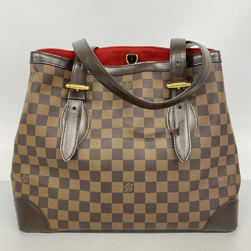 【6ec2564】ルイヴィトン トートバッグ ダミエ ハムステッドMM N51204 エベヌ【中古】レディース