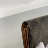 【6ec2716】ルイヴィトン 長財布 モノグラム ポシェットポルトモネクレディ M61725 ブラウン【中古】レディース