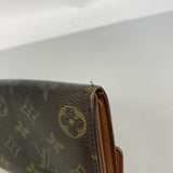 【6ec2716】ルイヴィトン 長財布 モノグラム ポシェットポルトモネクレディ M61725 ブラウン【中古】レディース