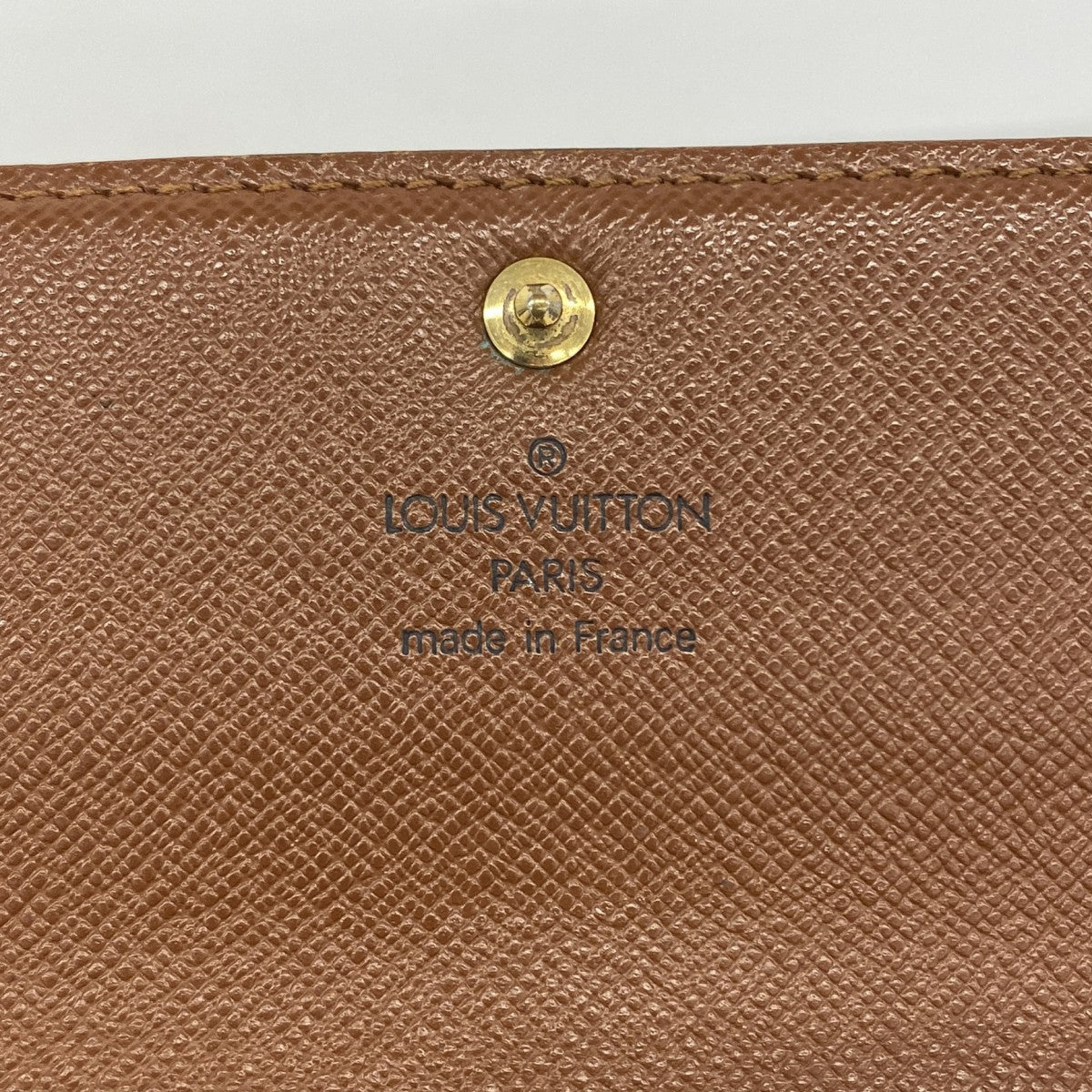 【6ec2716】ルイヴィトン 長財布 モノグラム ポシェットポルトモネクレディ M61725 ブラウン【中古】レディース