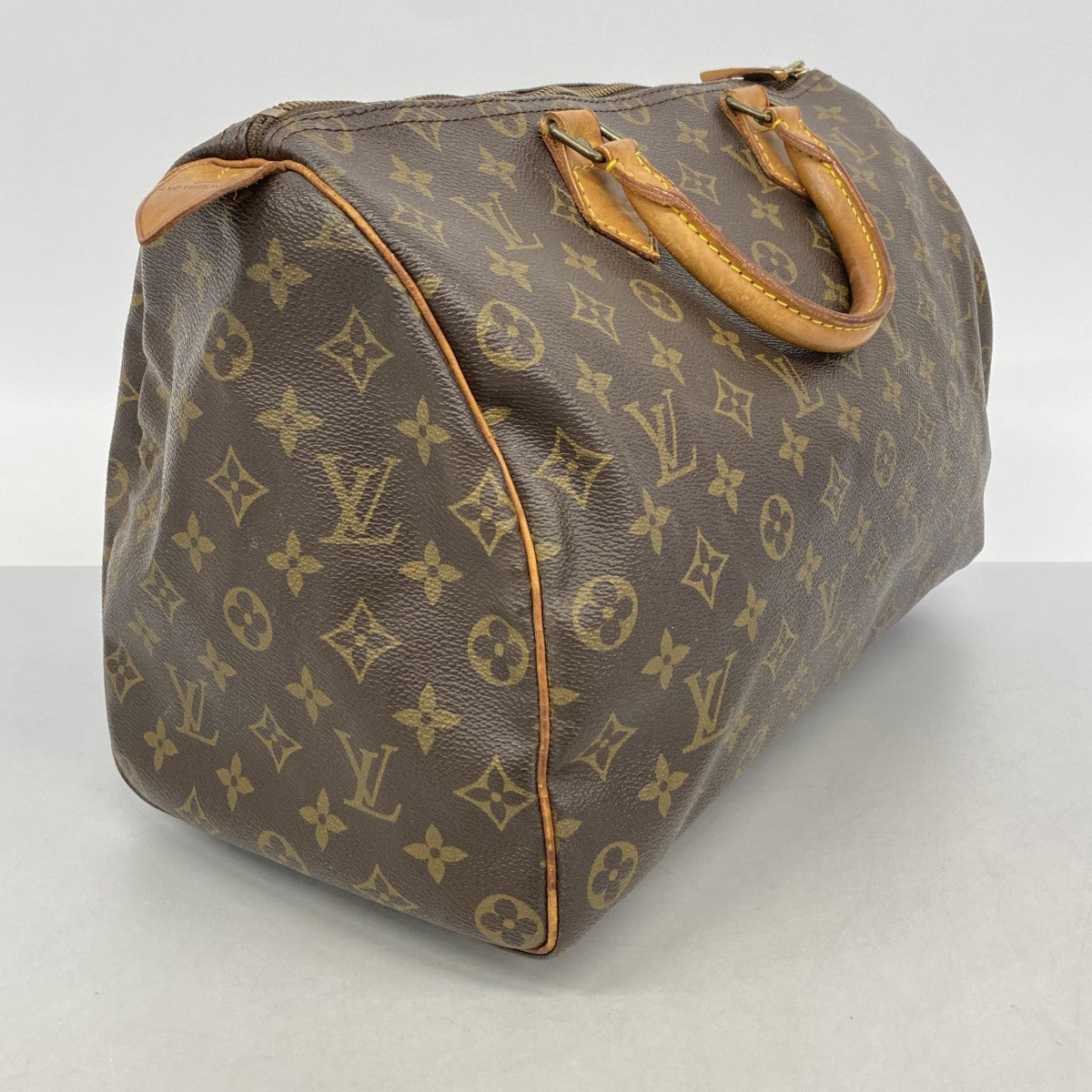 【6ec2723】ルイヴィトン ハンドバッグ モノグラム スピーディ35 M41107 ブラウン【中古】レディース