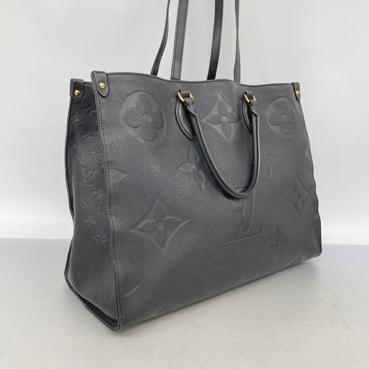 【6ec2740-k】ルイヴィトン トートバッグ モノグラム・アンプラント オンザゴーGM M44925 ノワール 2wayバッグ【中古】メンズ レディース ユニセックス