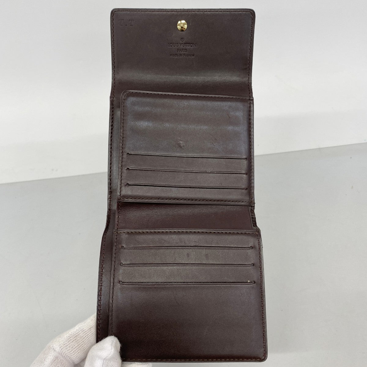 ★在庫処分★SALE【6ec2766-k】ルイヴィトン 三つ折り財布 ヴェルニ ポルトフォイユエリーズ M93523 アマラント【中古】レディース