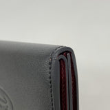 【6ec2786】カルティエ カードケース マスト レザー ブラック シルバー金具【中古】メンズ
