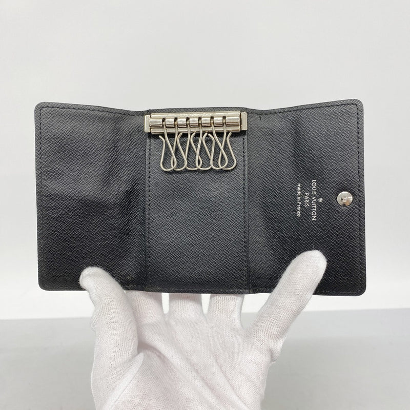 【6ec2792-k】ルイヴィトン キーケース ダミエ・グラフィット ミュルティクレ6 N62662 ブラック グレー【中古】メンズ