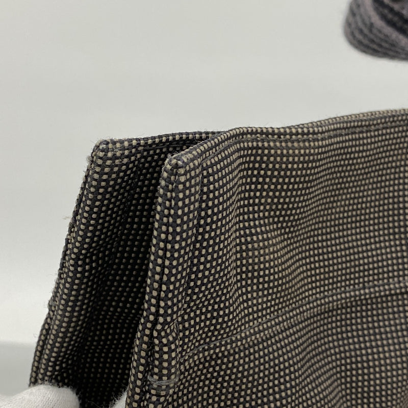 【6ec2795-k】エルメス トートバッグ エールラインMM キャンバス グレー シルバー金具【中古】メンズ レディース ユニセックス