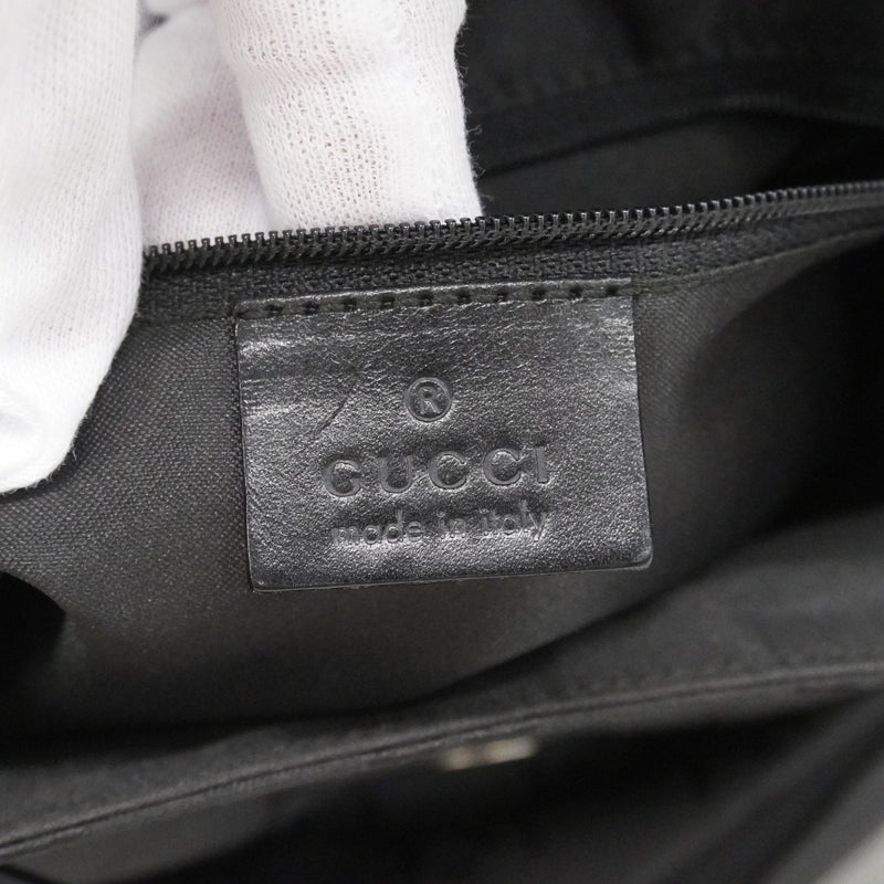 【6ec2857】グッチ リュック・デイパック GGナイロン 003 0238 ナイロン ブラック シルバー金具【中古】レディース