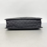 【6ec2915-k】グッチ ショルダーバッグ 90656 デニム ブラック シルバー金具【中古】レディース
