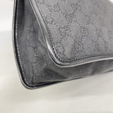 【6ec2915-k】グッチ ショルダーバッグ 90656 デニム ブラック シルバー金具【中古】レディース