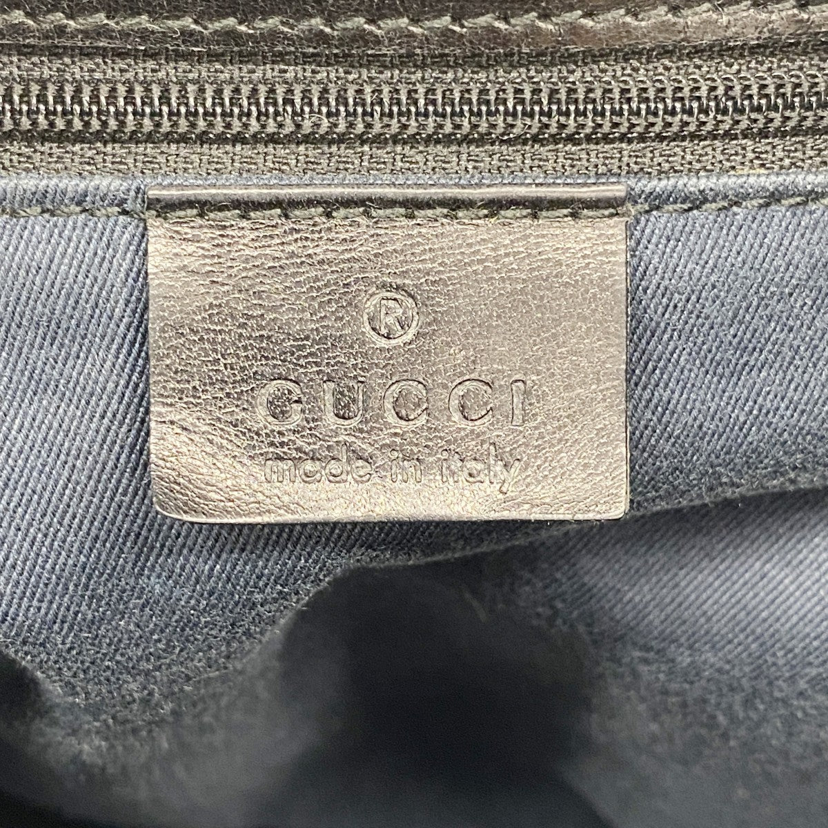 【6ec2915-k】グッチ ショルダーバッグ 90656 デニム ブラック シルバー金具【中古】レディース