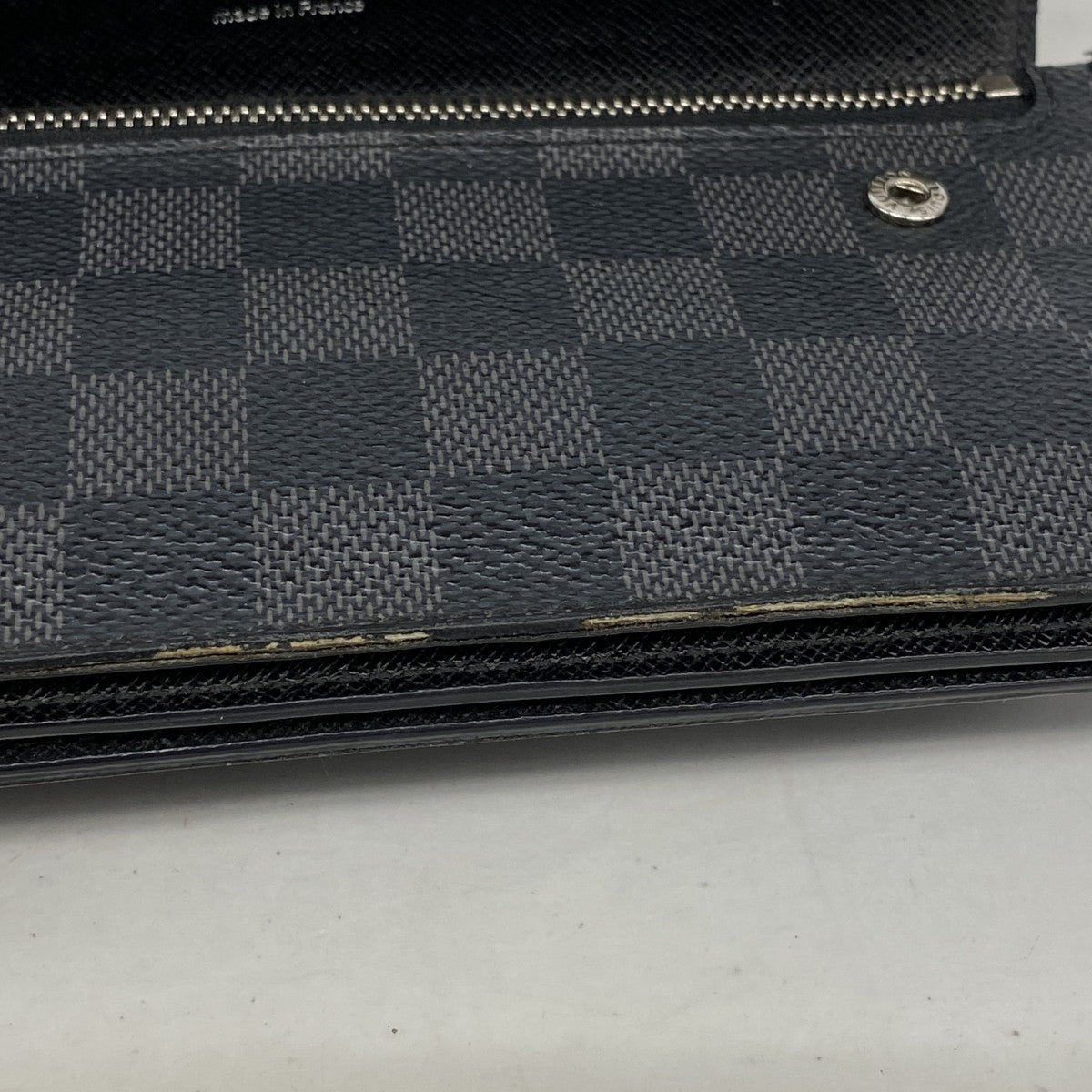 ★在庫処分★SALE【6ec2986-k】ルイヴィトン 長財布 ダミエ・グラフィット ポルトフォイユアコルディオン N60023 ブラック グレー【中古】メンズ