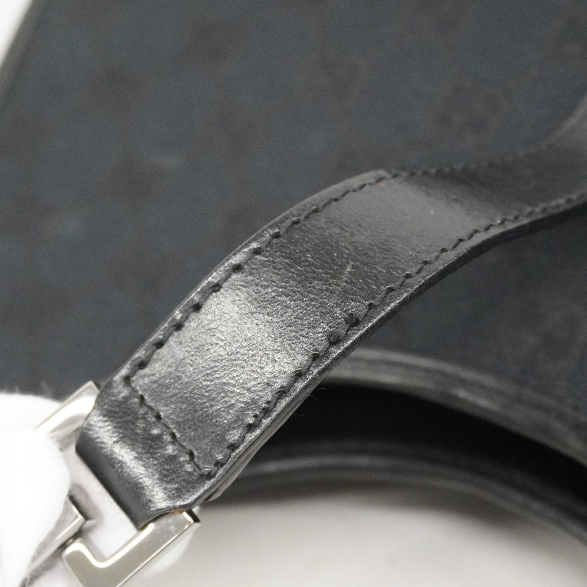 【6ec3094-k】グッチ ハンドバッグ GGキャンバス/ジャッキー 002 1067 キャンバス ブラック シルバー金具【中古】レディース