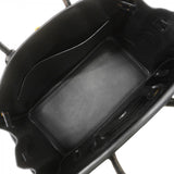 ★SALE【6ec3107-g】エルメス ハンドバッグ バーキン30 ポロサス ブラック ゴールド金具 X刻印 スペシャルオーダー【中古】レディース