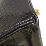 ★SALE【6ec3107-g】エルメス ハンドバッグ バーキン30 ポロサス ブラック ゴールド金具 X刻印 スペシャルオーダー【中古】レディース