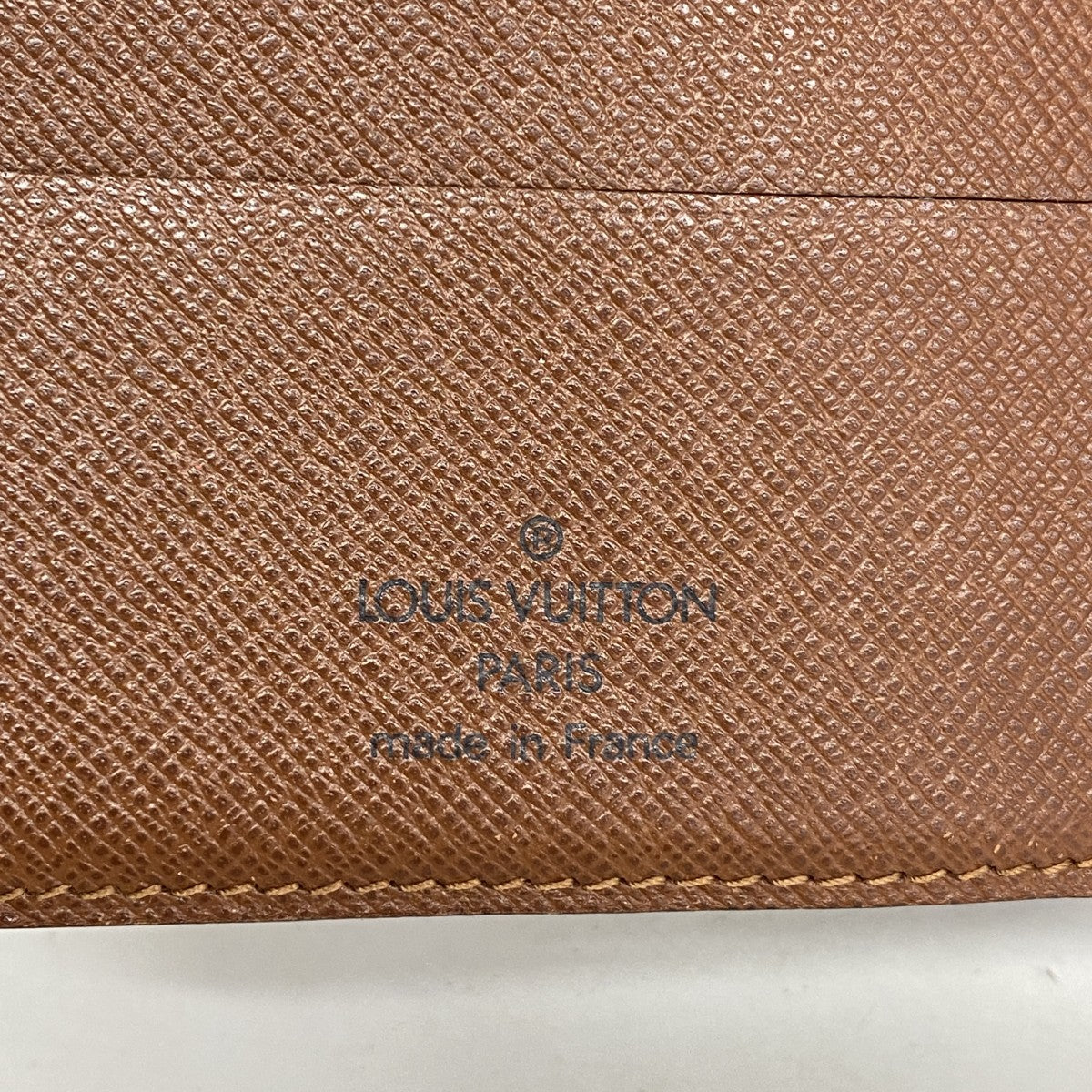 【6ec3133】ルイヴィトン 財布 モノグラム ポルトパピエジップ M61207 ブラウン【中古】レディース