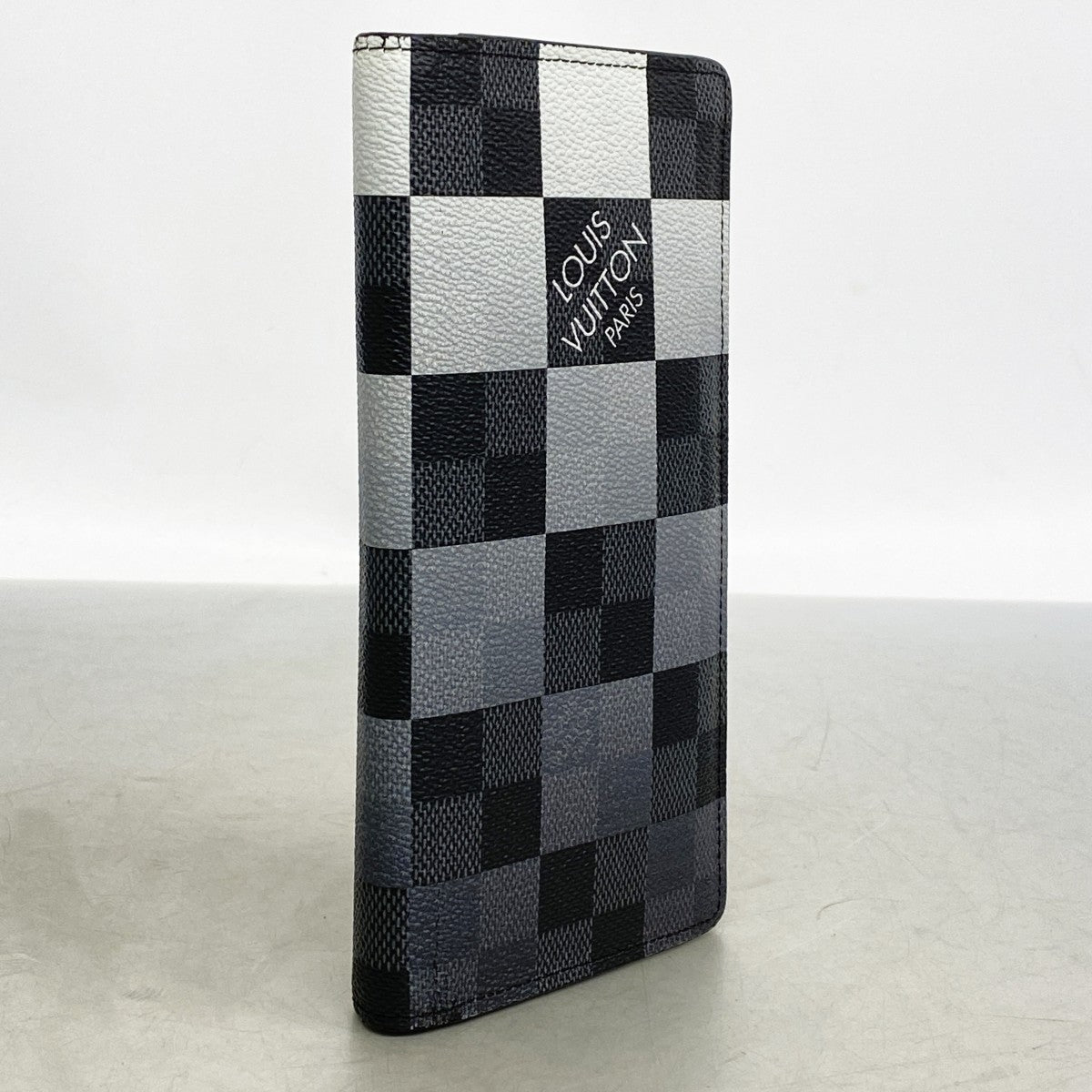 【6ec3219-k】ルイヴィトン 長財布 ダミエ・グラフィット ジャイアント ポルトフォイユブラザNM N40415 ブロン【中古】メンズ
