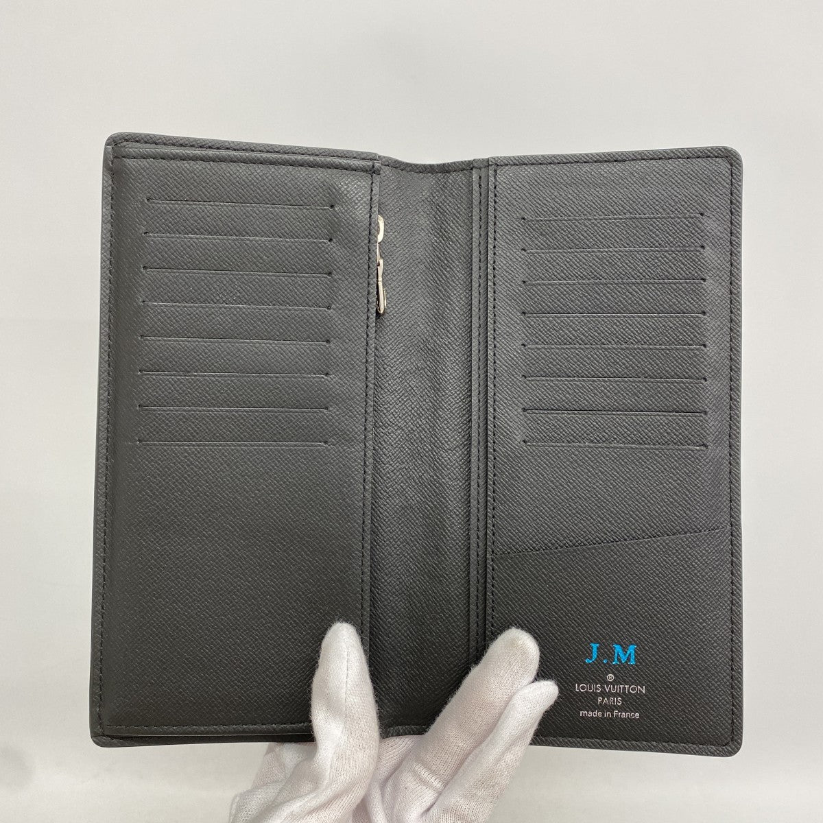 【6ec3219-k】ルイヴィトン 長財布 ダミエ・グラフィット ジャイアント ポルトフォイユブラザNM N40415 ブロン【中古】メンズ