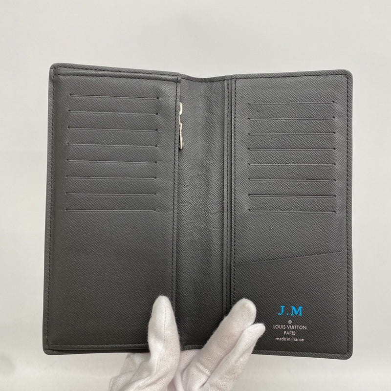 【6ec3219-k】ルイヴィトン 長財布 ダミエ・グラフィット ジャイアント ポルトフォイユブラザNM N40415 ブロン【中古】メンズ