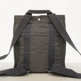 【6ed3751】エルメス リュック・デイパック エールライン アドMM キャンバス グレー シルバー金具【中古】レディース
