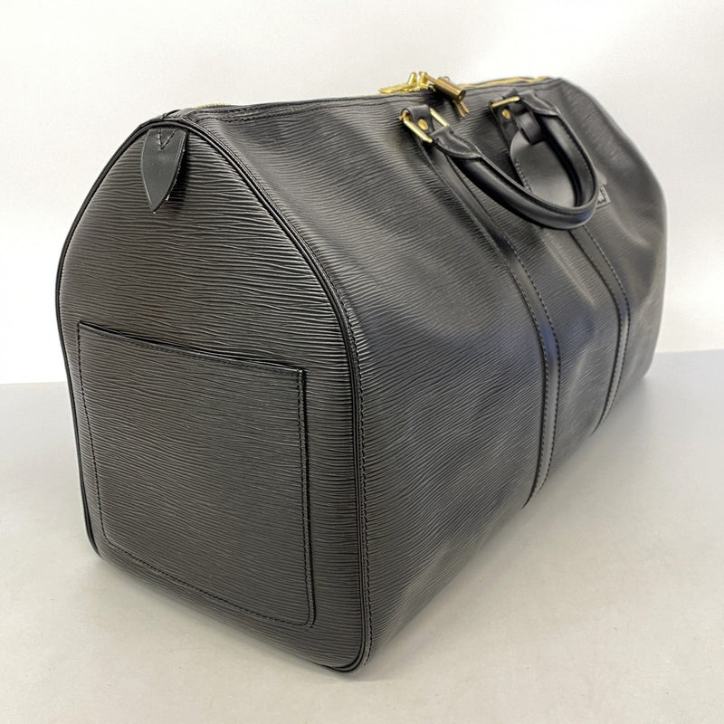 【6ed3846】ルイヴィトン ボストンバッグ エピ キーポル50 M42962 ノワール【中古】メンズ レディース ユニセックス