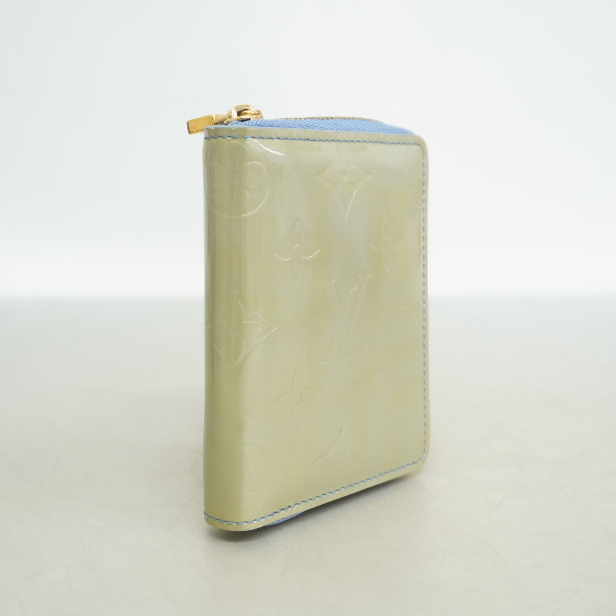 ★在庫処分★SALE【6ed4019-k】ルイヴィトン 財布 ヴェルニ ブルーム M91016 ベビーブルー【中古】レディース