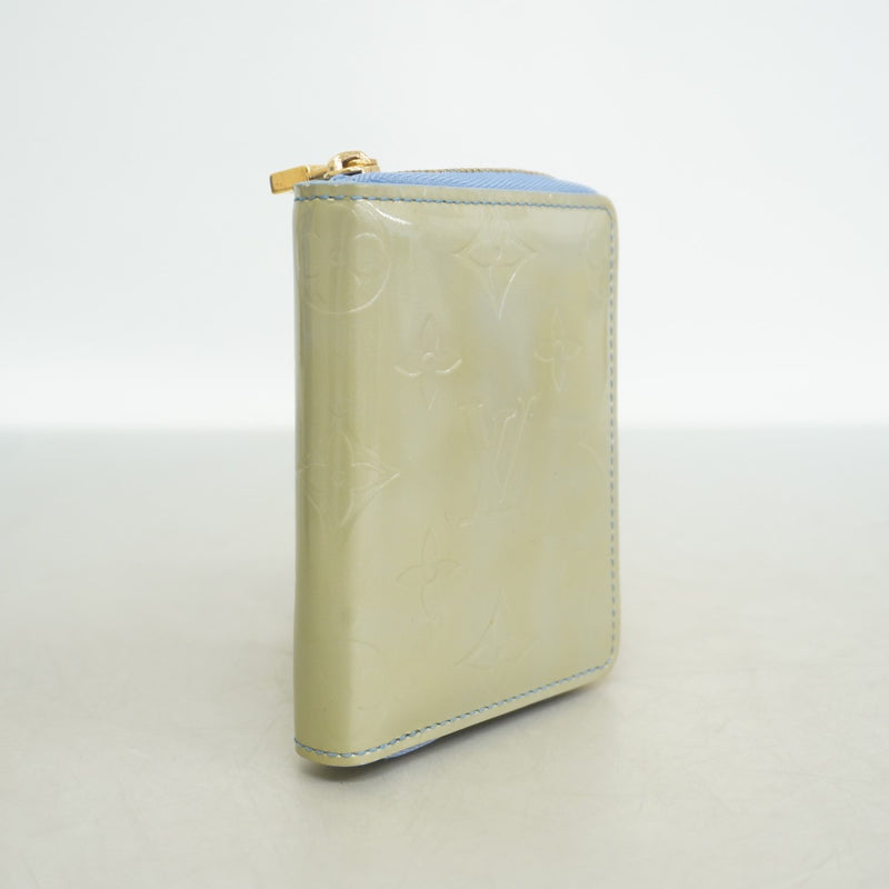 ★在庫処分★SALE【6ed4019-k】ルイヴィトン 財布 ヴェルニ ブルーム M91016 ベビーブルー【中古】レディース