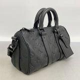 【6ed4068-h】ルイヴィトン ハンドバッグ トリヨン キーポルバンドリエール25 M20900 ノワール 2wayバッグ【中古】メンズ
