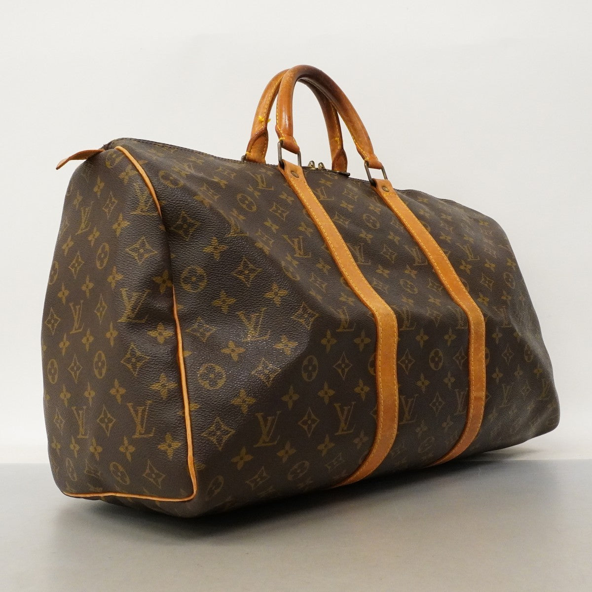 【6ed4265】ルイヴィトン ボストンバッグ モノグラム キーポル50 M41426 ブラウン【中古】メンズ レディース ユニセックス