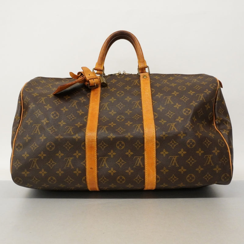 【6ed4265】ルイヴィトン ボストンバッグ モノグラム キーポル50 M41426 ブラウン【中古】メンズ レディース ユニセックス
