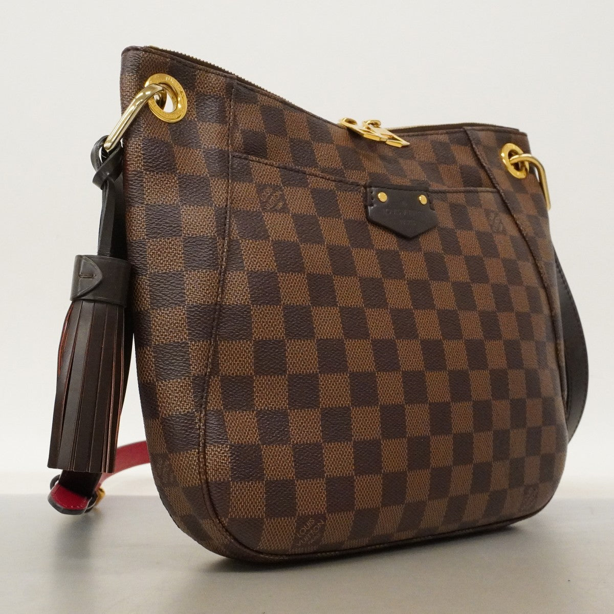 【6ed4269】ルイヴィトン ショルダーバッグ ダミエ サウスバンク N42230 エベヌ【中古】レディース