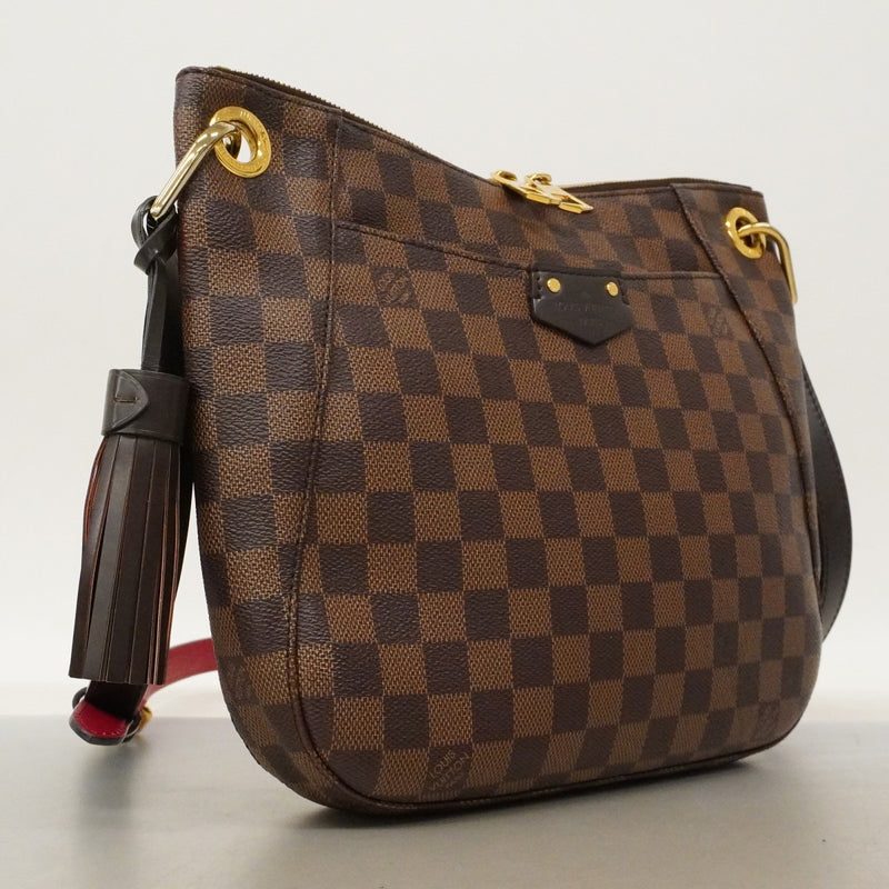 【6ed4269】ルイヴィトン ショルダーバッグ ダミエ サウスバンク N42230 エベヌ【中古】レディース