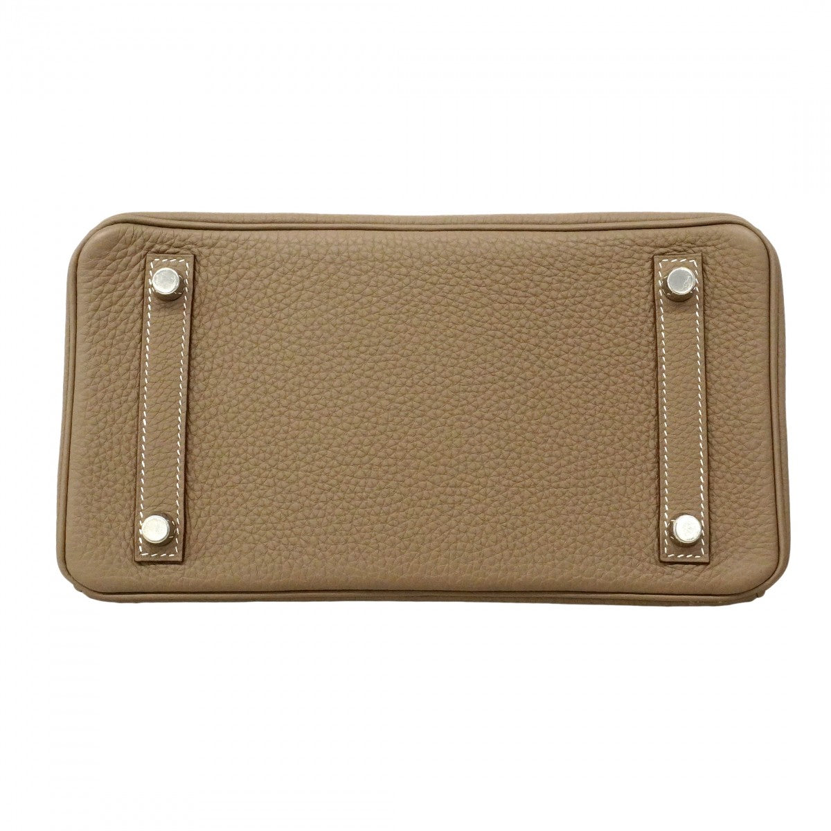 ★SALE【6ed4273-g】エルメス ハンドバッグ バーキン25 トゴ エトゥープ シルバー金具 D刻印【中古】レディース