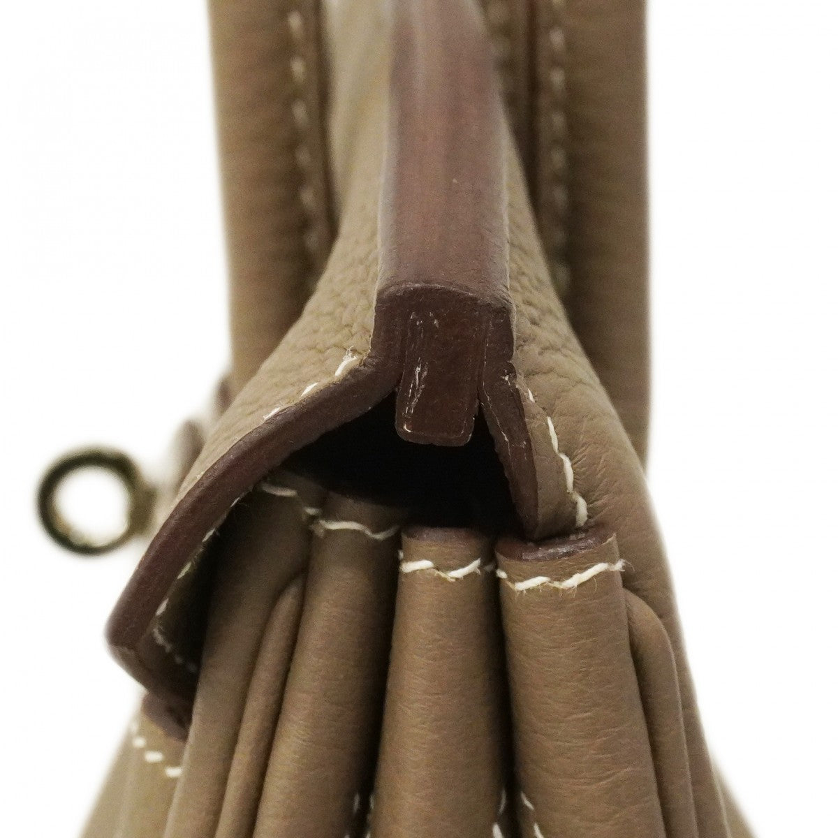 ★SALE【6ed4273-g】エルメス ハンドバッグ バーキン25 トゴ エトゥープ シルバー金具 D刻印【中古】レディース