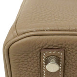 ★SALE【6ed4273-g】エルメス ハンドバッグ バーキン25 トゴ エトゥープ シルバー金具 D刻印【中古】レディース