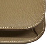 【6ed4289】エルメス ショルダーバッグ コンスタンス24 ヴォーエプソン エトゥープ シャンパンゴールド金具 W刻印【中古】レディース